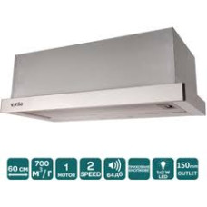 Витяжка Ventolux GARDA 60 INOX (700) LED 2S